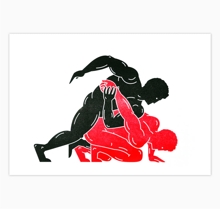 Itay Blaish - Plakat "The Wrestlers"
