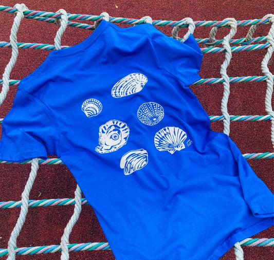 GINNY - Unique T-shirt "Upside Down Shells" (size S) 