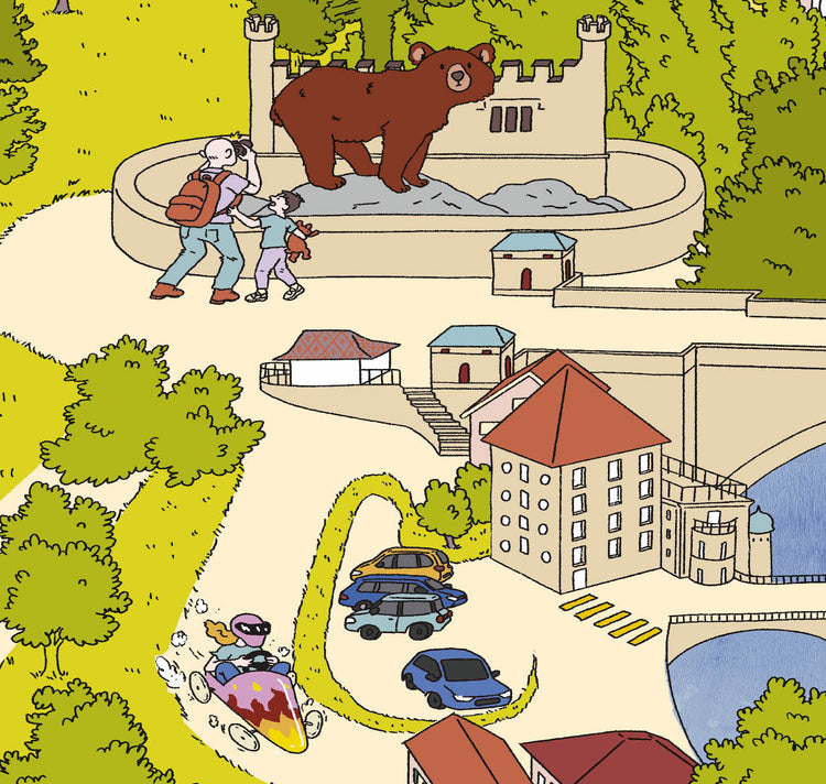 Leonie Rösler - Plakat "Wimmelbild Bern"