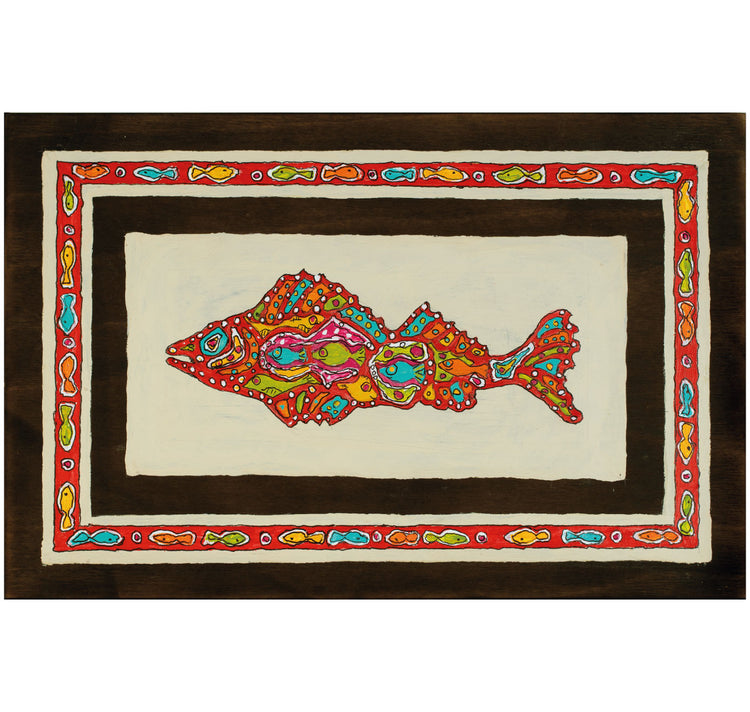 Walter Kolb - Karte "Roter Fisch"