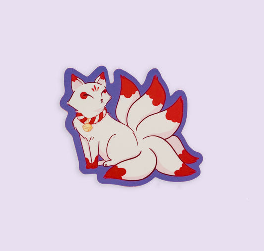 Laura LOW - Sticker "White fox"