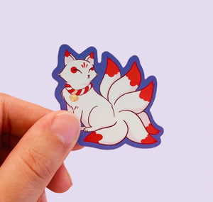 Laura LOW - Sticker "White fox"