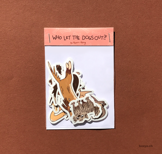 Yasmin König - Vinyl Sticker Set  "Who let the Dogs Out"