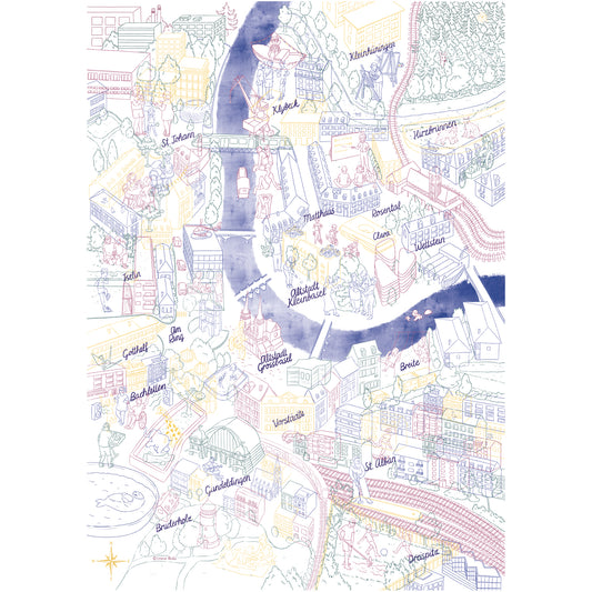 Leonie Rösler - Plakat "Wimmelbild Basel"