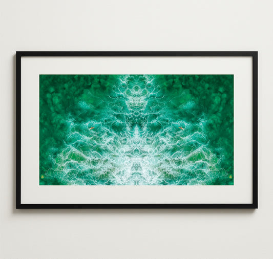 worldofdave x Hotel Goldener Stern – Plakat "Mirror In The Sea"