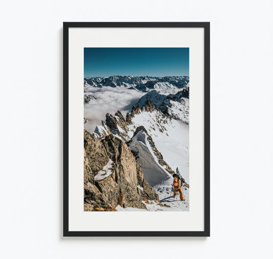 worldofdave x Hotel Goldener Stern – Plakat "On The Ridge"