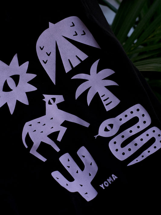 YOMA design factory - T-Shirt "Canyon" (Schwarz)