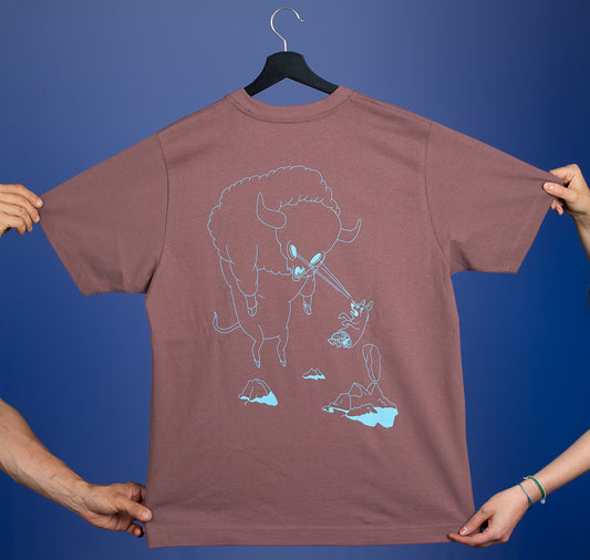 Yeti Collective - T-Shirt "COYOTE" (kaffa coffee)