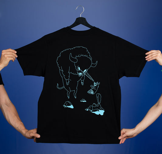 Yeti Collective - T-Shirt "COYOTE" (black)