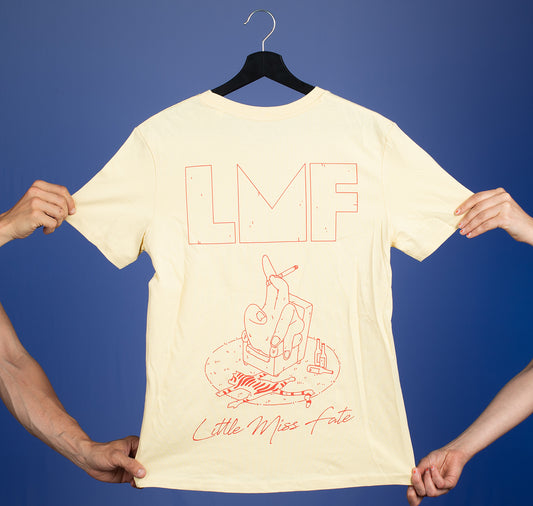 Yeti Collective - T-Shirt "LITTLE MISS FATE" (butter)