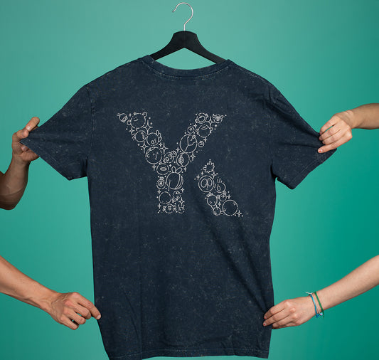 Yeti Collective - T-Shirt "YK Bubbles" (aged inked gray)