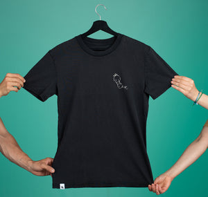 Yeti Kollektiv - T-Shirt "YK Bubbles" (dyed black)