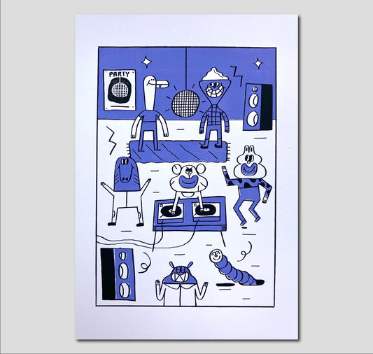 aleli - Karte "Party"