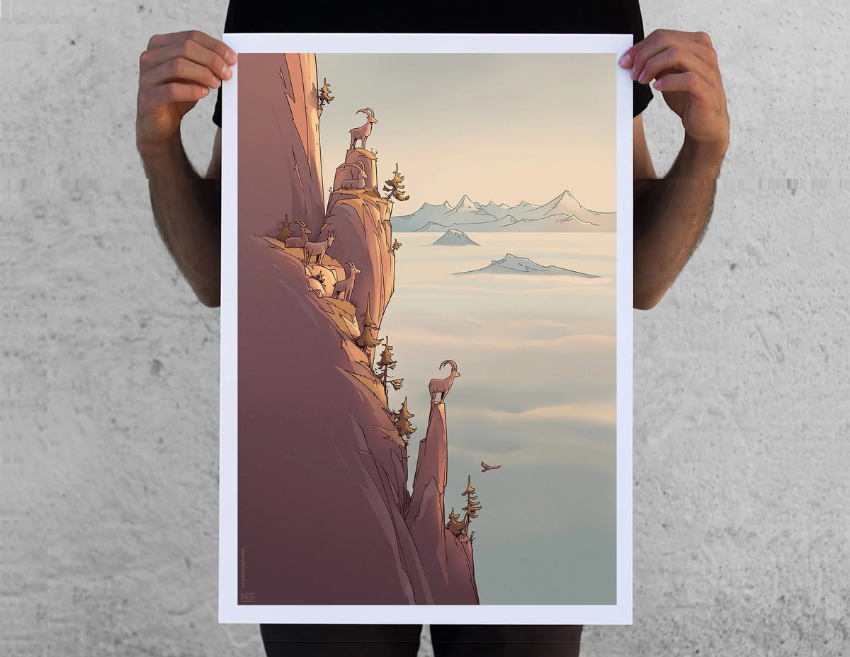 Pierre-Abraham Rochat - Plakat "Alpinarium"