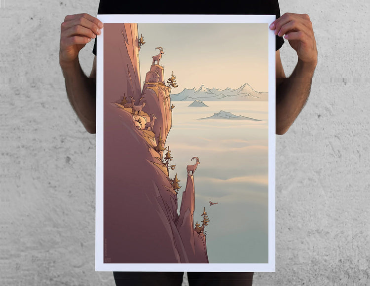 Pierre-Abraham Rochat - Plakat "Alpinarium"