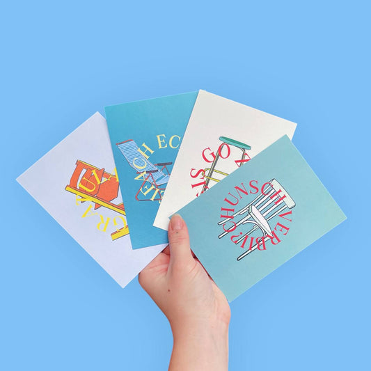 arion illustrated - Set di carte "Serie di sedie 02"