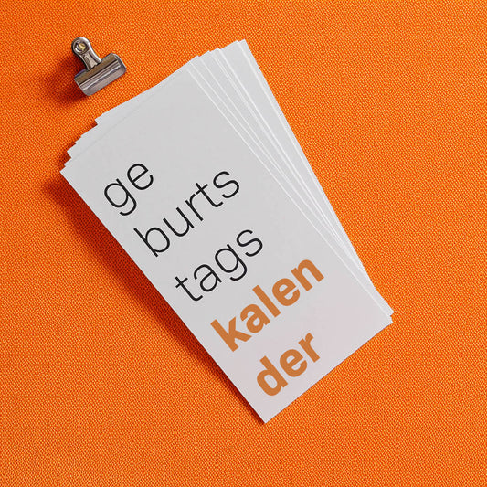 atelier 8048 - Geburtstagskalender