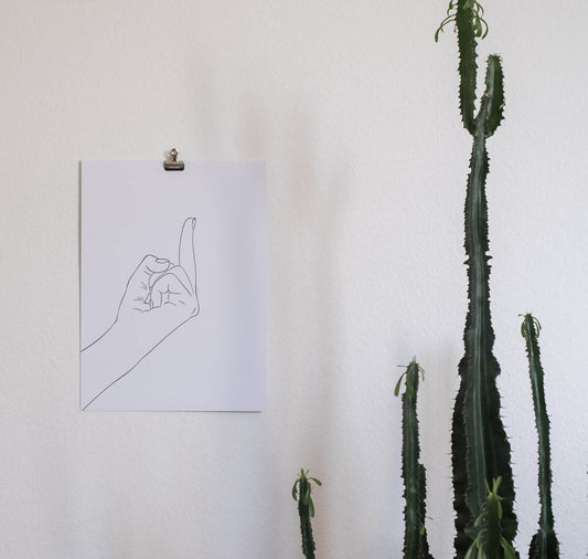 atelier 8048 - Plakat "Fuck off"