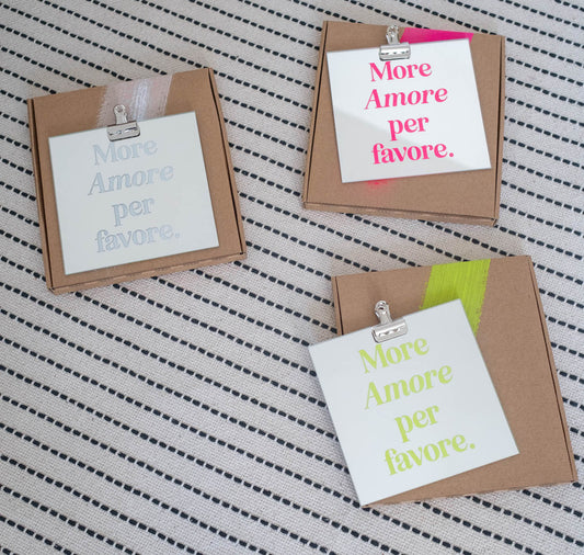 atelier 8048 - Spiegel "More amore per favore"