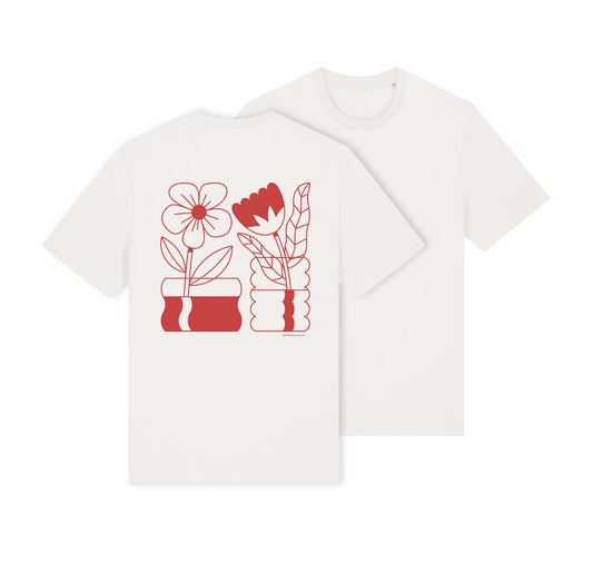 atelier gianna - T-Shirt "Blumis" (weiss)