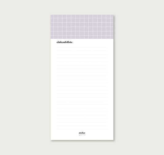 atelier gianna - Notizblock "Einkaufsliste"