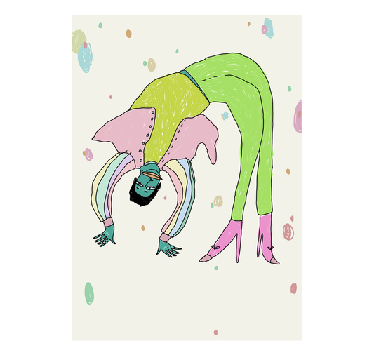 Bianca Caderas - Cartolina "circo"