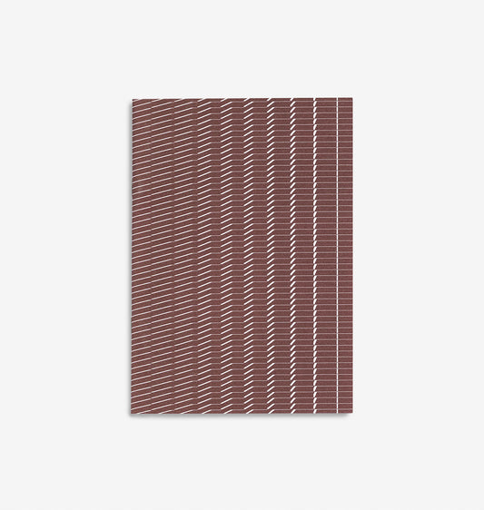 Bienvenue Studios - Notizbuch "Wave N° 1" (redwood)