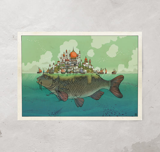 Jared Muralt - Poster "Sinbad Fish City" 