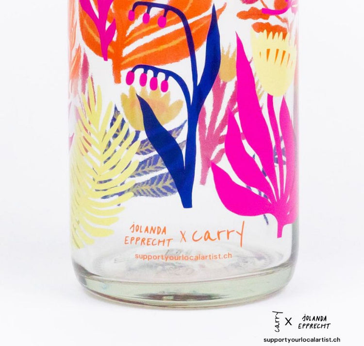 Jolanda Epprecht x CARRY Bottles - glass bottle