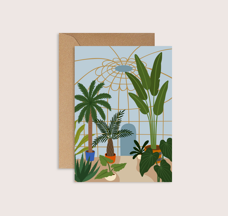 Lisa Voisard - Postkarte "Botanischer Garten"