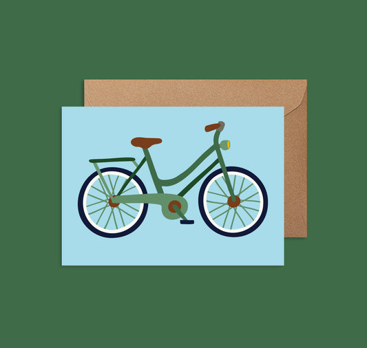 Lisa Voisard - Postkarte "Fahrrad"