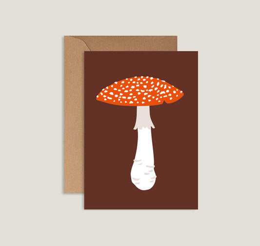 Lisa Voisard - Postkarte "Fliegenpilz"