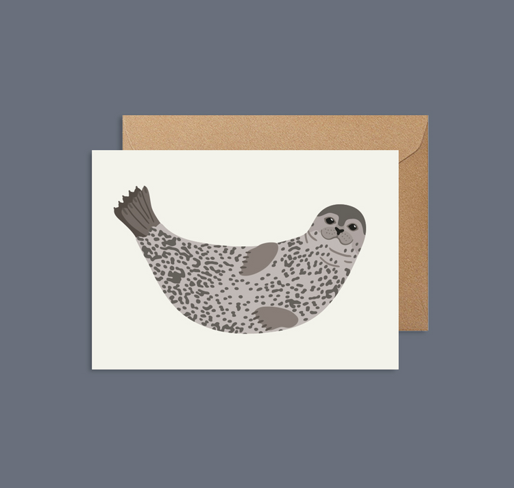 Lisa Voisard - Postkarte "Robbe"