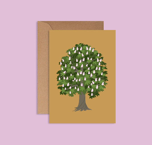 Lisa Voisard - Postkarte "Rosskastanie"