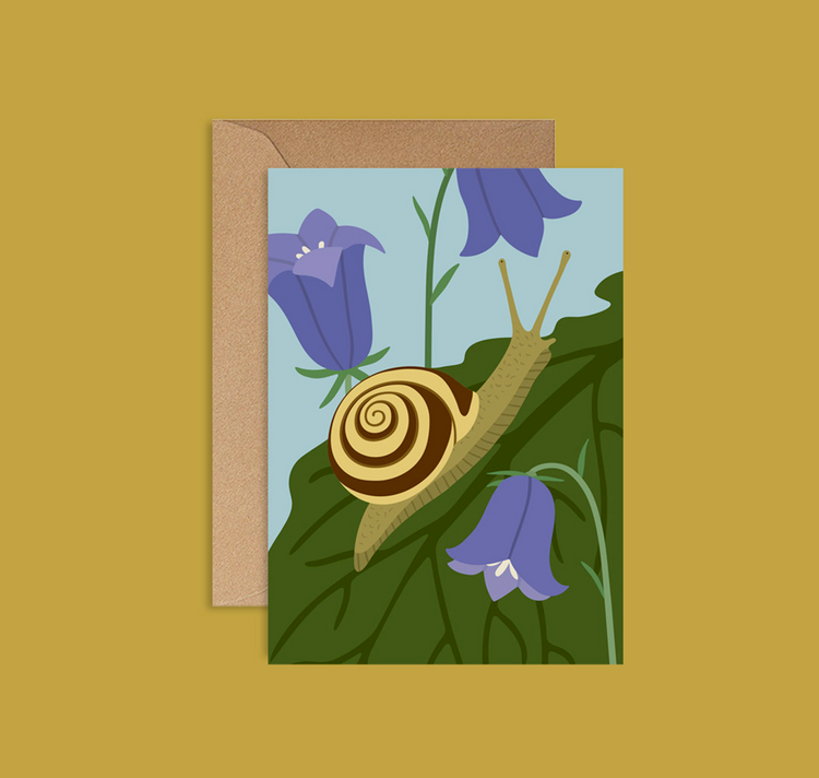 Lisa Voisard - Postkarte "Schnecke"