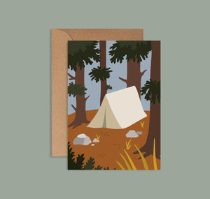 Lisa Voisard - Postkarte "Zelt"