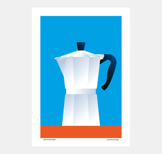 chantal kocher design - Plakat "Take A Coffee Break"