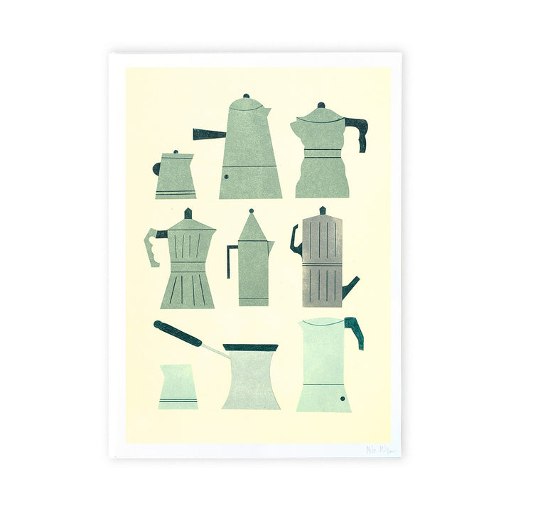 Milly Miljkovic - Plakat "coffee makers"