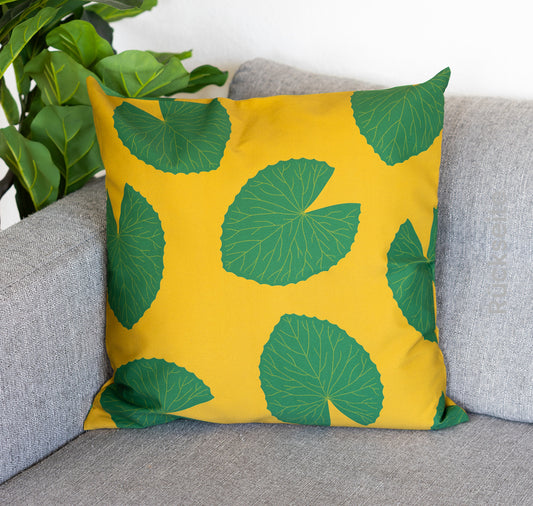 Lisa Voisard - Kissen "Seerosenblätter"