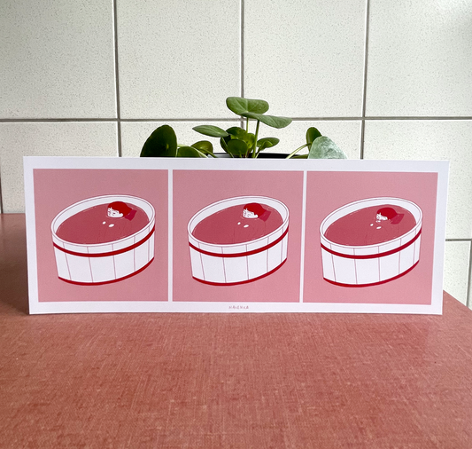 Camille Bovey - Plakat "Dive in"