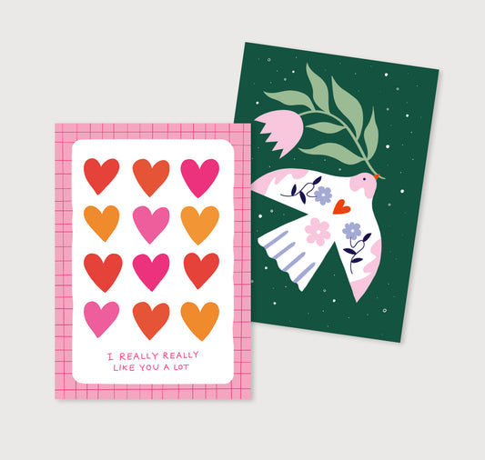 estheticgoods - Postkartenset "Herzenssache"