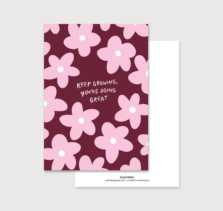 estheticgoods - Postkartenset "Keep Growing"