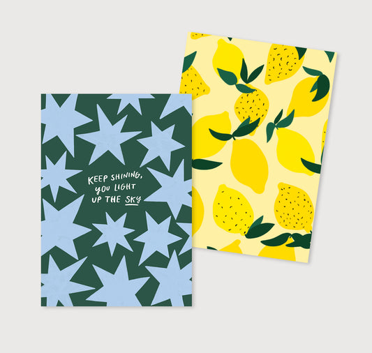 estheticgoods - Postkartenset "Keep Shining"