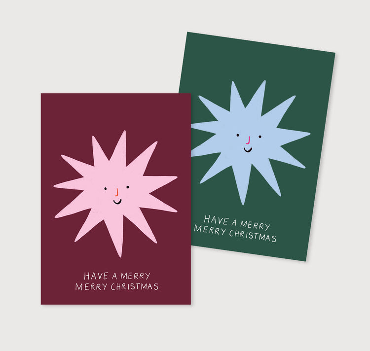 estheticgoods - Postkartenset "Weihnachtsstern"