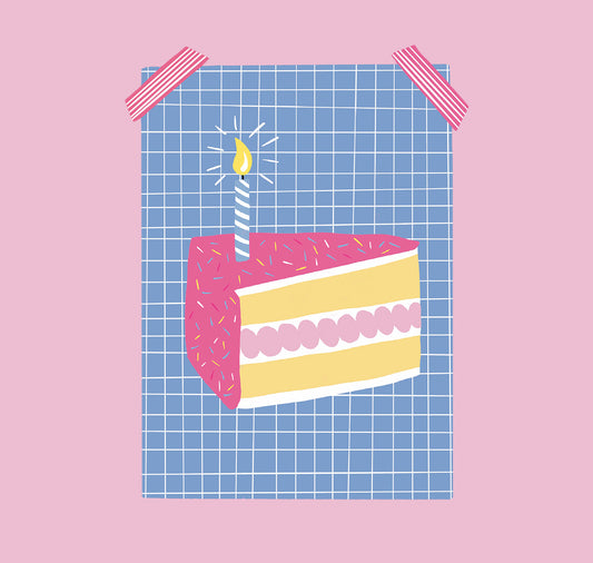 estheticgoods - Cartolina "Torta di compleanno"