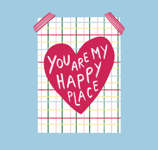 estheticgoods - Cartolina "Happy Place"