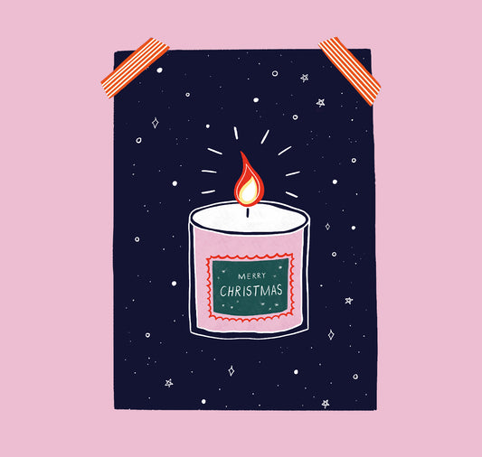 estheticgoods - Cartolina "Candela di Natale"