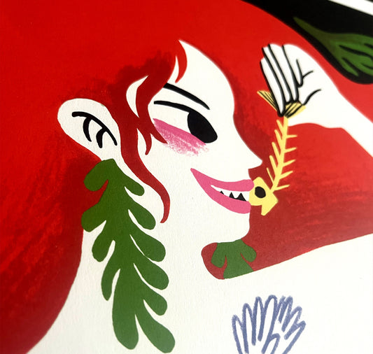 Eva Rust - Plakat "Meerjungfrau"