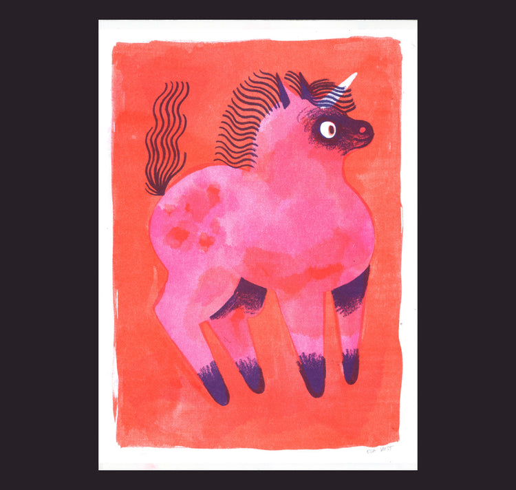Eva Rust - Plakat "Einhornpony"