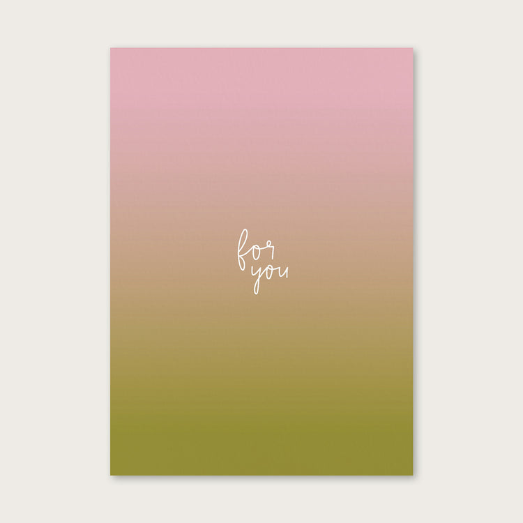 atelier gianna - Postkarte "for you"
